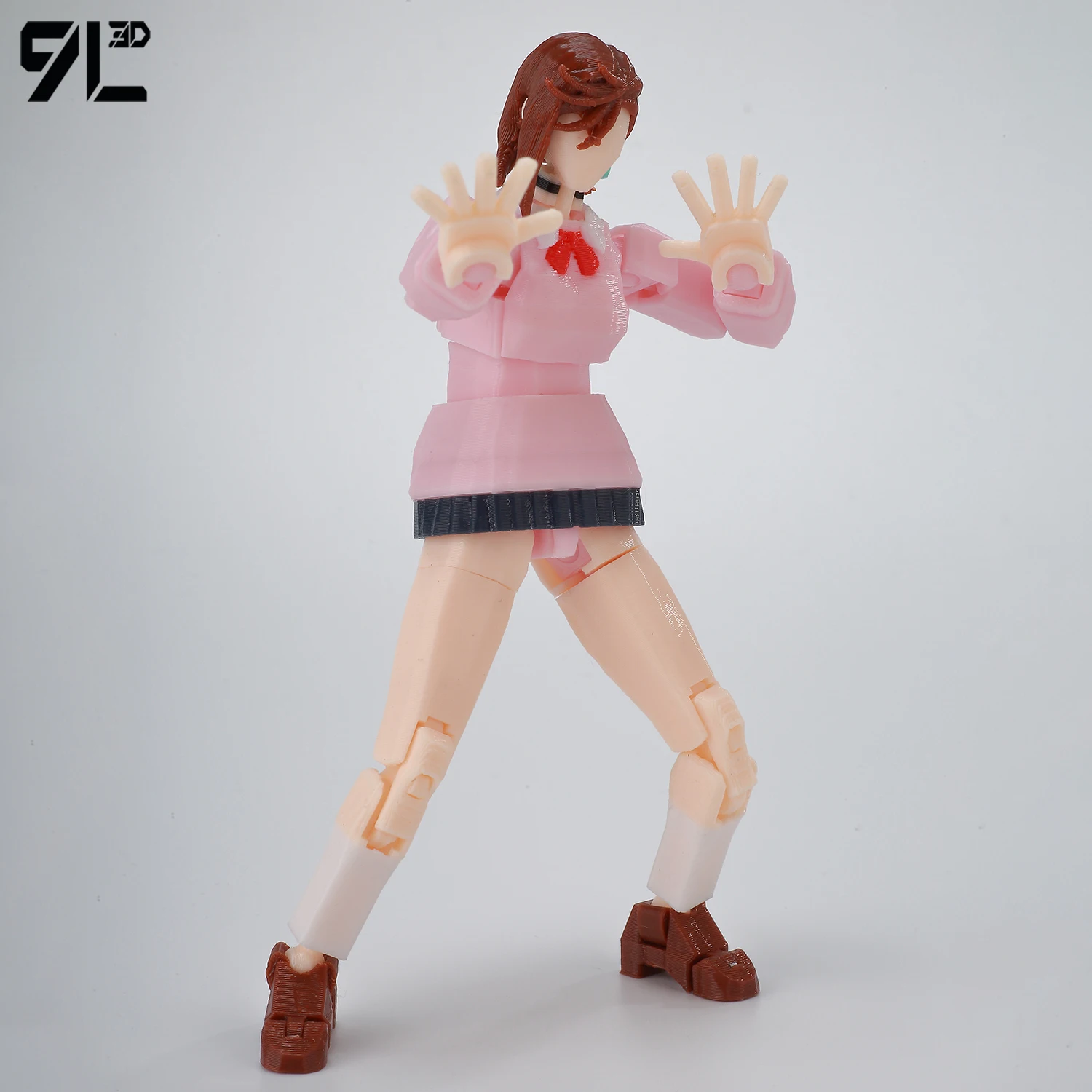 9L3D Printed Articulated Figure Lucky Dummy 13 Momo Ayase Little