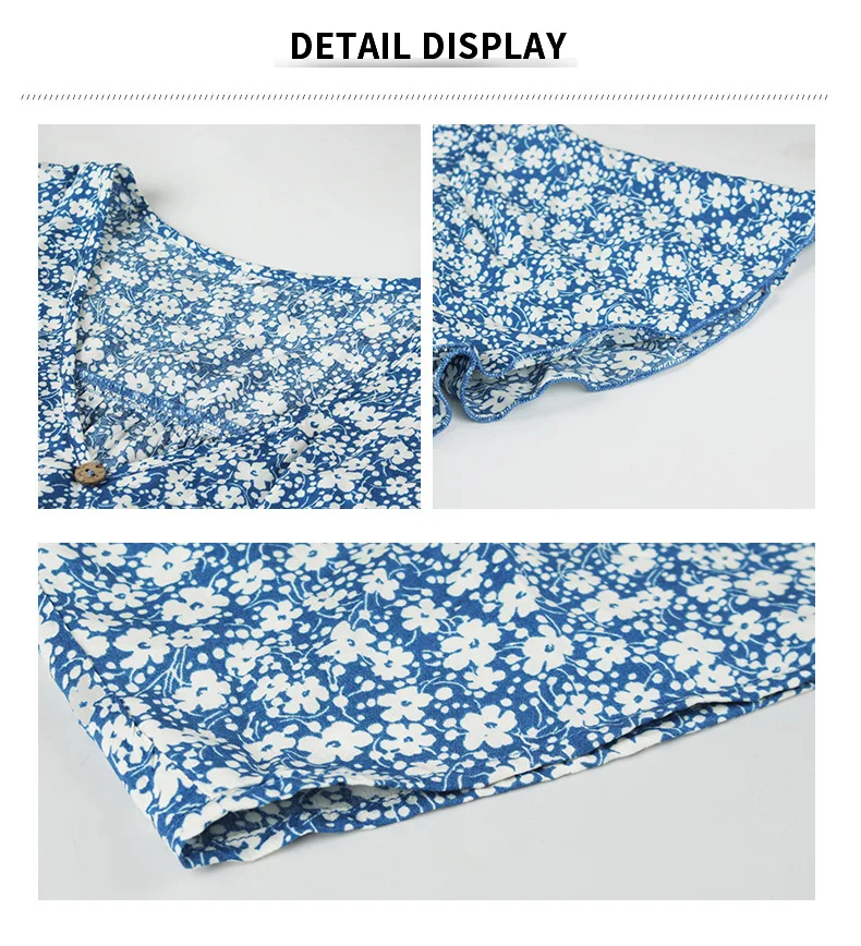 Froal Print Dress Women 2023 Summer Fashion V Neck Lace Up