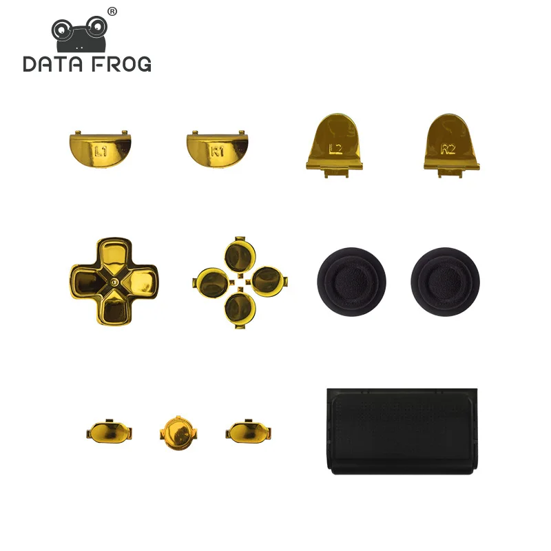 

Replacement Chrome Plating Buttons & Touchpad for PS4slim JDM-040 Controller stylish facade better protection for game contoller