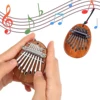 8 Key Mini Wooden Kalimba High Quality Exquisite Finger Thumb Piano Marimba Musical Good Accessory Pendant Gift 2