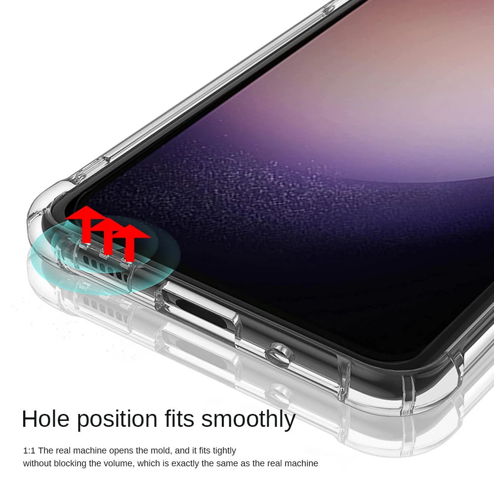 Phone Case Phone Protector Cover For Samsung Galaxy S23 FE Case soft clear shockproof silicone phone cover 6.4inch back shell coques