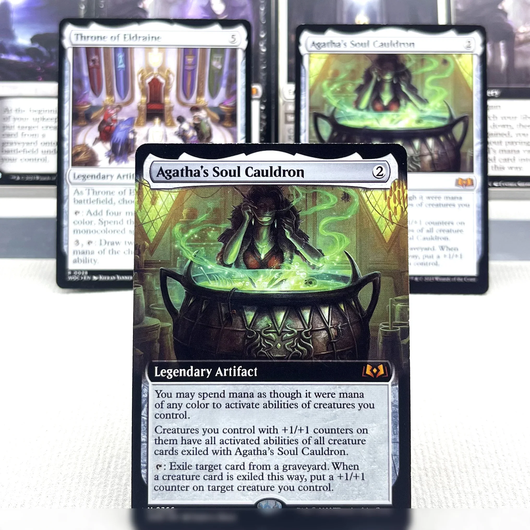 Game Cards Collectible Cards Anime Trading Cards WOT SPG LCC WOE LCI HOLO4-02 TCG for Home Play