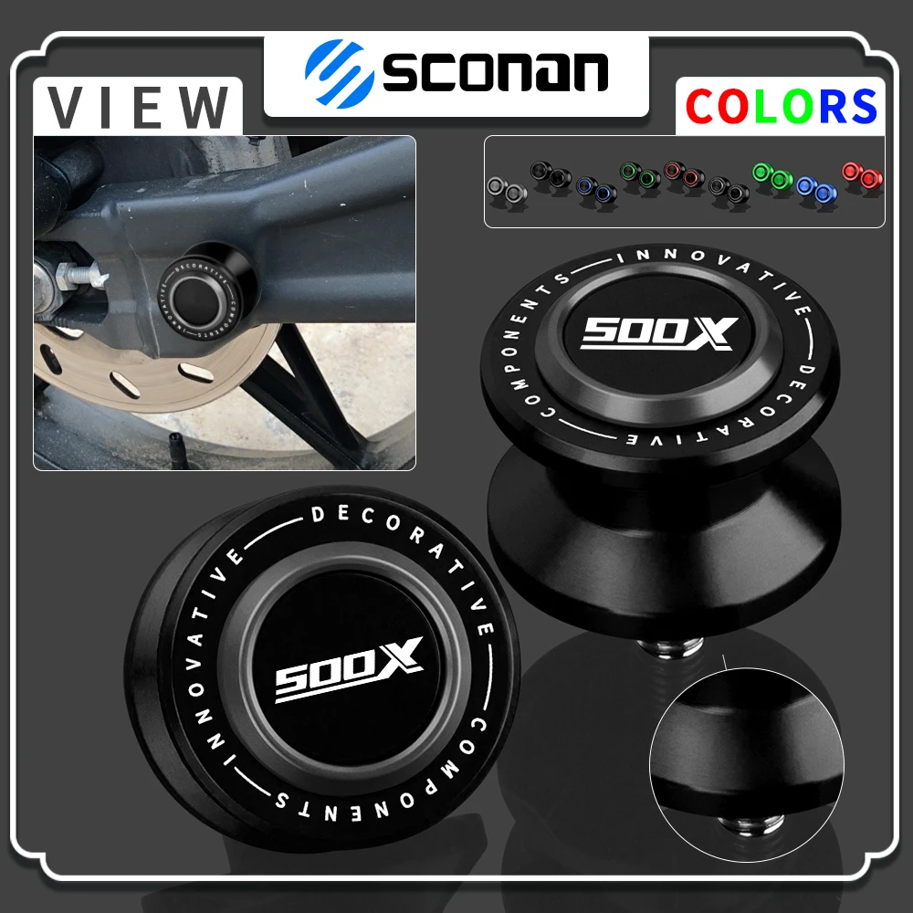 

For HONDA CB CB500X CBF CBR 2017-2023 Motocycle CNC Aluminum M8 Accessories Spool Slider frame Screws 8mm