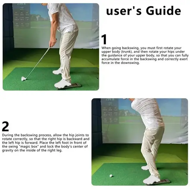 Golf Swing Trainer Position Correction for Indoor Outdoor Golf Accessories Portable Golf Training Tool Equipment Accessories 2