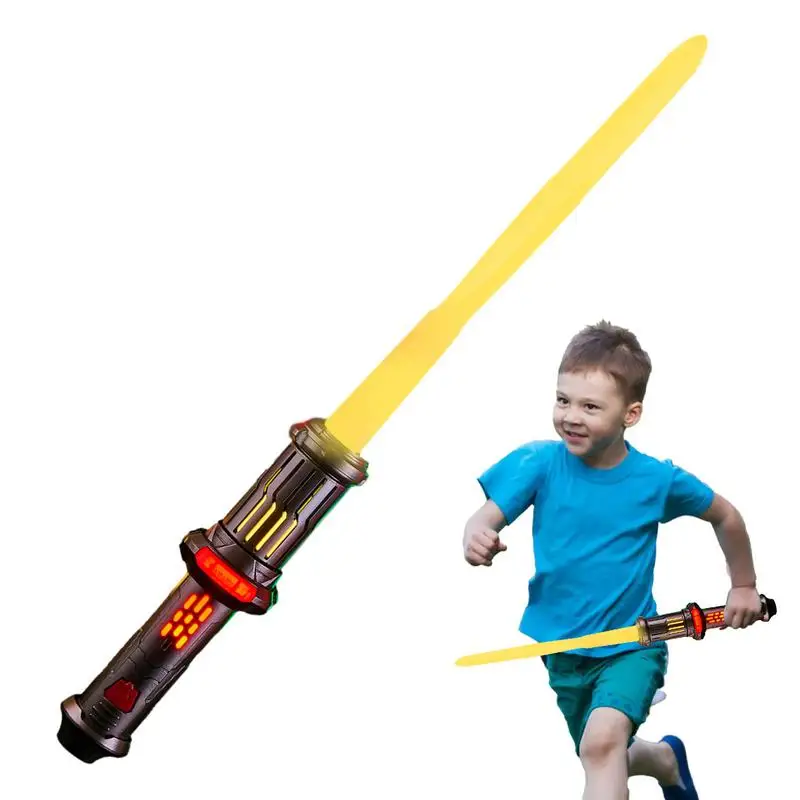 

Glowing Stick Retractable Muti-use Flashing Stick For Outdoor Toys Cosplay Battle Children Gift Outdoor Toys Birthday Gift