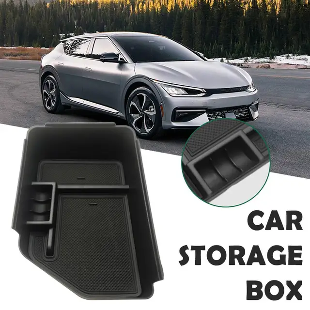 Für kia ev6 2014-2020 Armlehne Mittel konsole Aufbewahrung sbox Halter  Mittel konsole Tray Organizer Verstauen Aufräumen Autozubehör - AliExpress