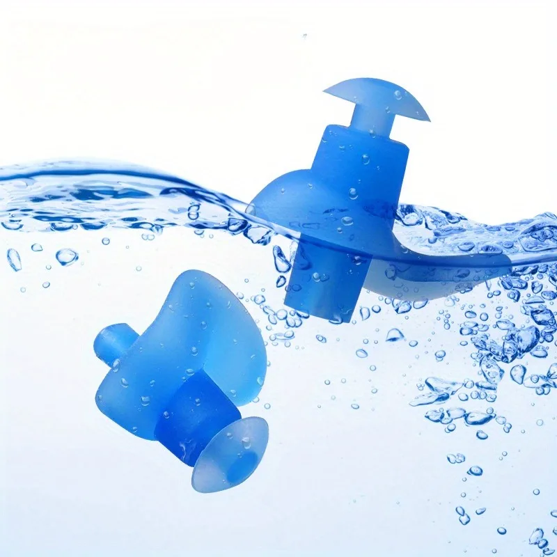 Ear Plugs Swimming Waterproof Silicone Earplugs for Swimming, Showering, Surfing & Bathing Swimming Accessories Pool Ear Plug 6
