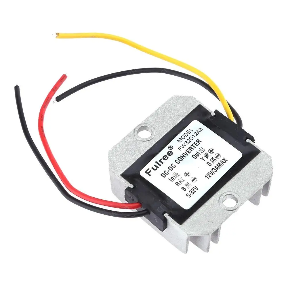 DC-DC 5-32V to 12V 3A Automatic Voltage Stabilizer Power Converter Regulator