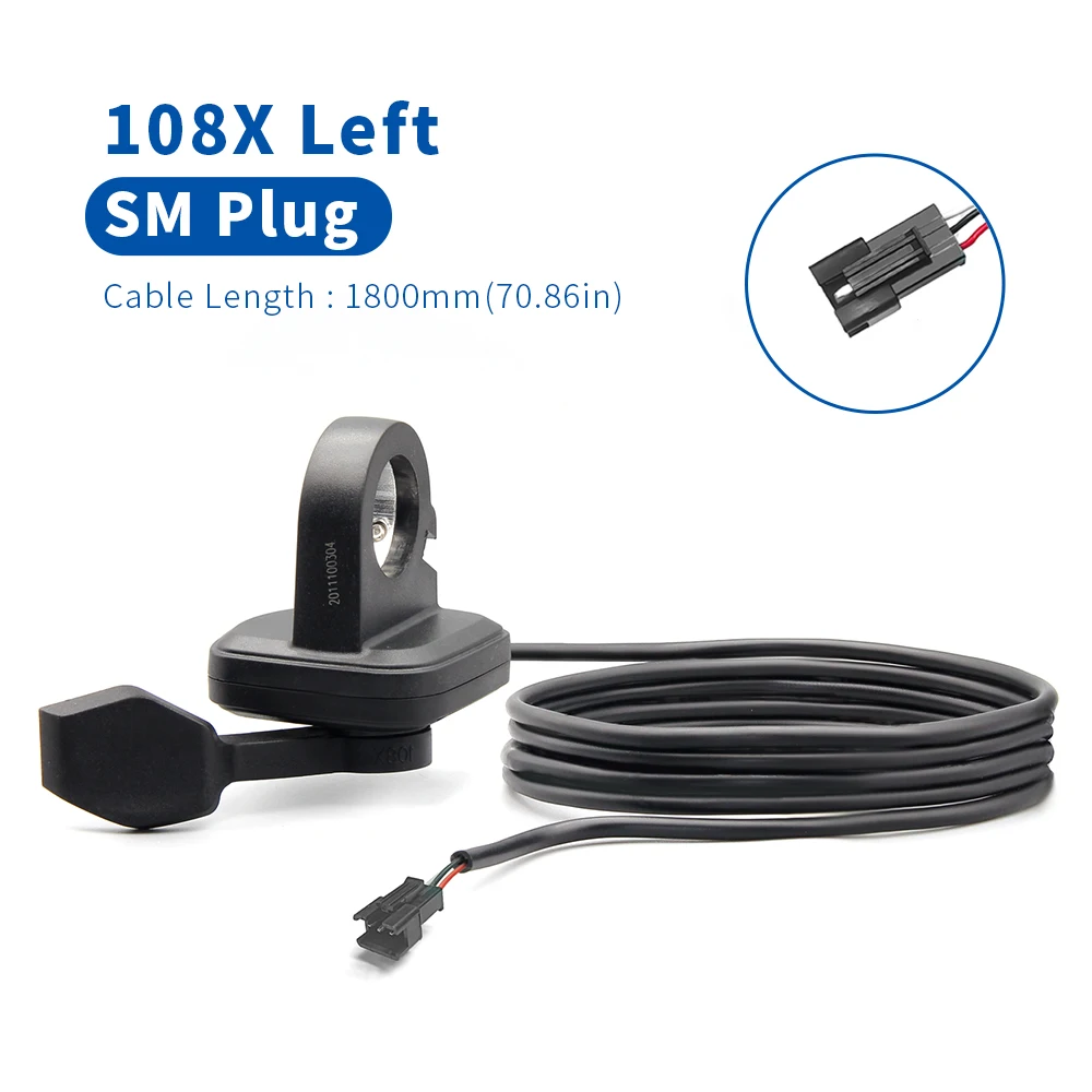 Universal Voltage Ebike Thumb Throttle with 3 Pin Connector