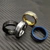 EDC Fidget Sliders Fashion Accessory Ratchet Ring Stress Relief for Adults Magnetic Metal ADHD Casual Rings Haptic Coin 1
