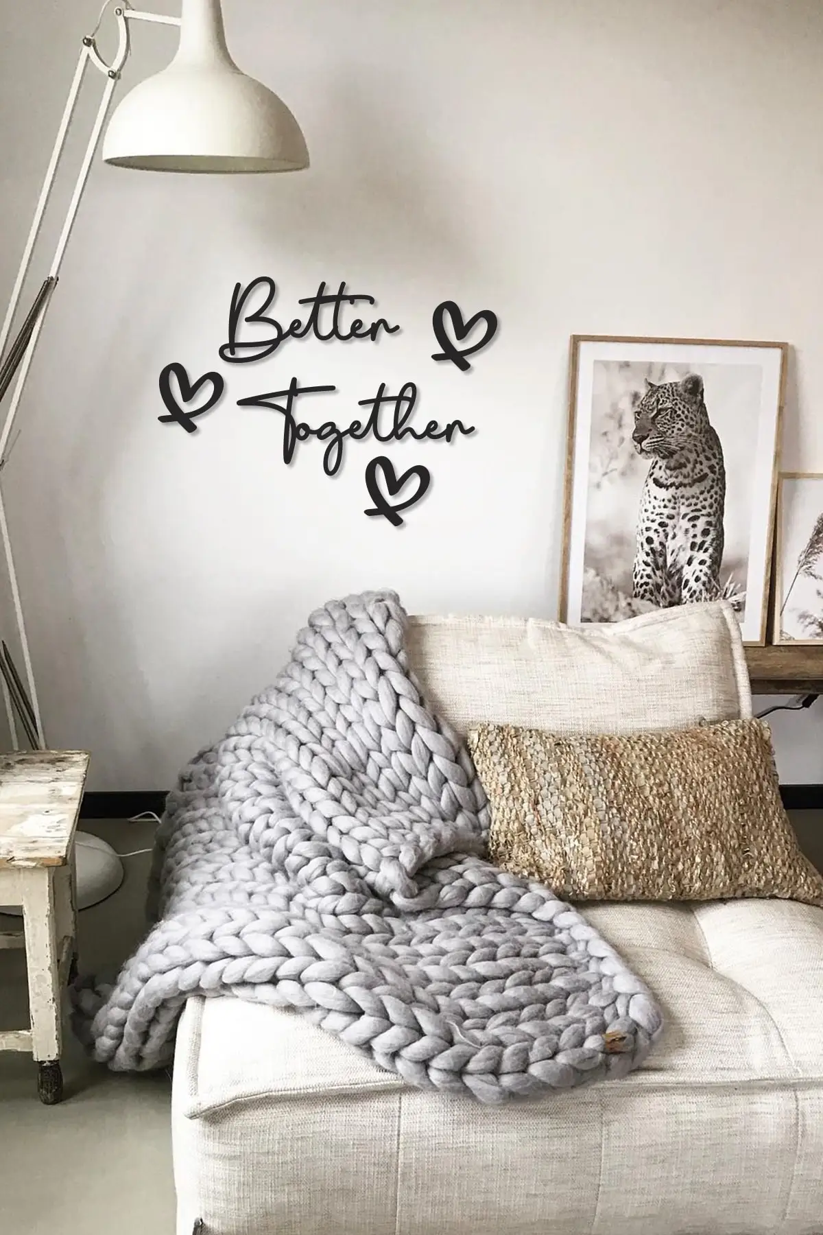 

«Лучше вместе» украшение для дома спальни картина декоративные аксессуары 2022 черная Настенная картина домашний декор