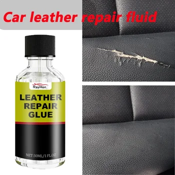30ml Liquido per riparazione riparazione pelle auto Manutenzione sedili auto Cura della pelle Gomma liquida Gel per pelle Divano Colla adesiva per pelle per auto