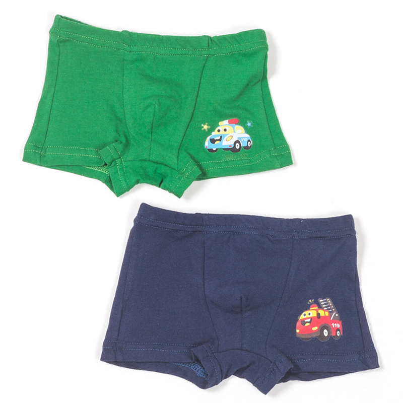 2 PCS/Lot Boys Boxers Panties Underwear for Kids Children 2-6 Years Cotton Shorts Underpants Briefs