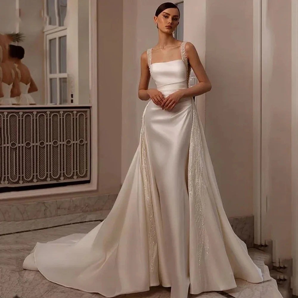 Роскошные элегантные белые свадебные вечерние платья