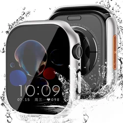 Premium Tempered Glass and Protective Bumper Case - 40mm (Silver)