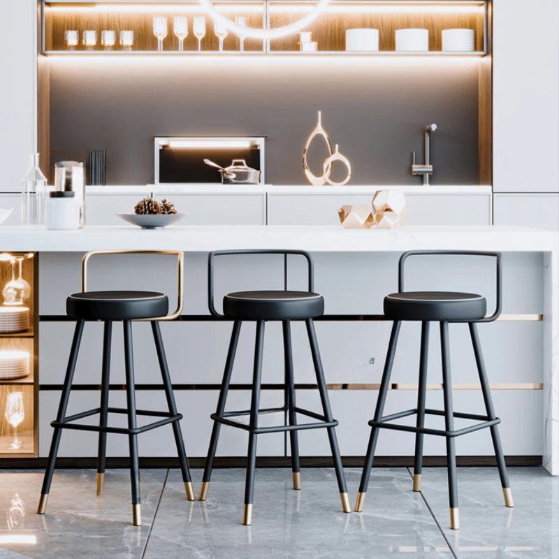 

Fishing Metal Bar Chair Beach Pneumatic Base Library Barrel Bar Stool Waterproof Barber Sillas Para Comedor Restaurant Furniture