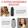 Rotating Electric Hair Straightener Brush Hair Curler Dryer Comb 2