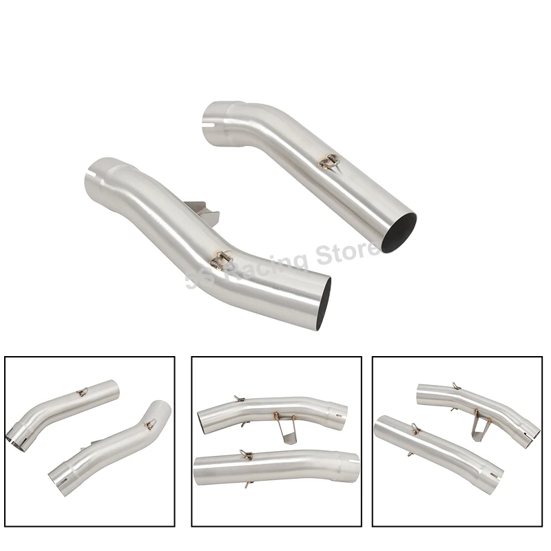 For Yamaha FJR 1300 FJR1300 2001 - 2022 Motorcycle Exhaust Systems Escape Modify Muffler With Double Mid Link Pipe DB Killer - Image 4