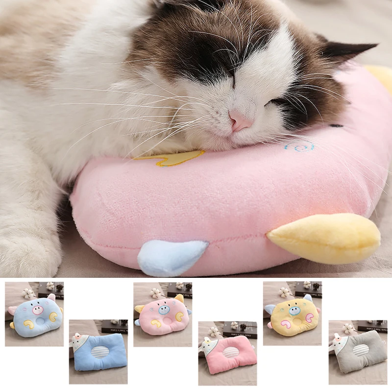 Cute Pet Pillow Bed For Lovely Shape Plush Large Dog Pillow Mat High Elastic Cat Sleeping Pillows pet bed pet bed mat pet dog cushion