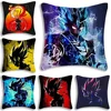 Anime Dragon Balls Z Goku Kawaii Pillow Covers Cartoon Sofa Decorative Home Double-sided Printing Short Plush Cute Cushion Cover 1