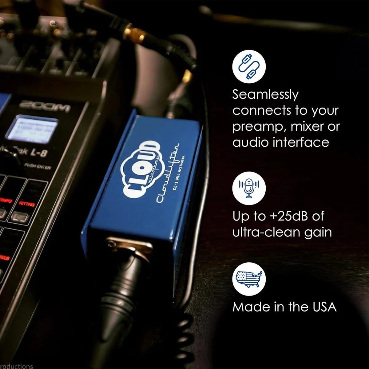 Cloudlifter CL-1 マイクプリアンプ Amazon | Cloudlifter CL-1 Cloud Microphones 《圧倒する透明感