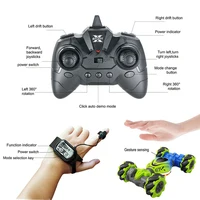 Coche de juguete teledirigido 4WD RC, 2,4G, reloj teledirigido, Sensor de gestos, rotación giratoria, Stunt Drift, vehículo de juguete para niños - Imagen 4
