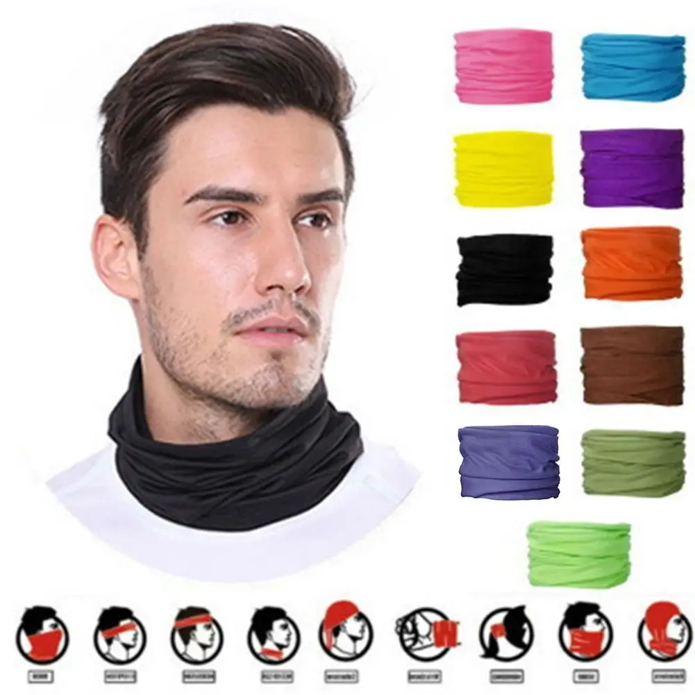 Outdoor Sport Magic Scarf Face Neck Cover Head Wrap Anti UV Breathable Warmer Windproof Fishing Cycling Multifunctional Headband 2