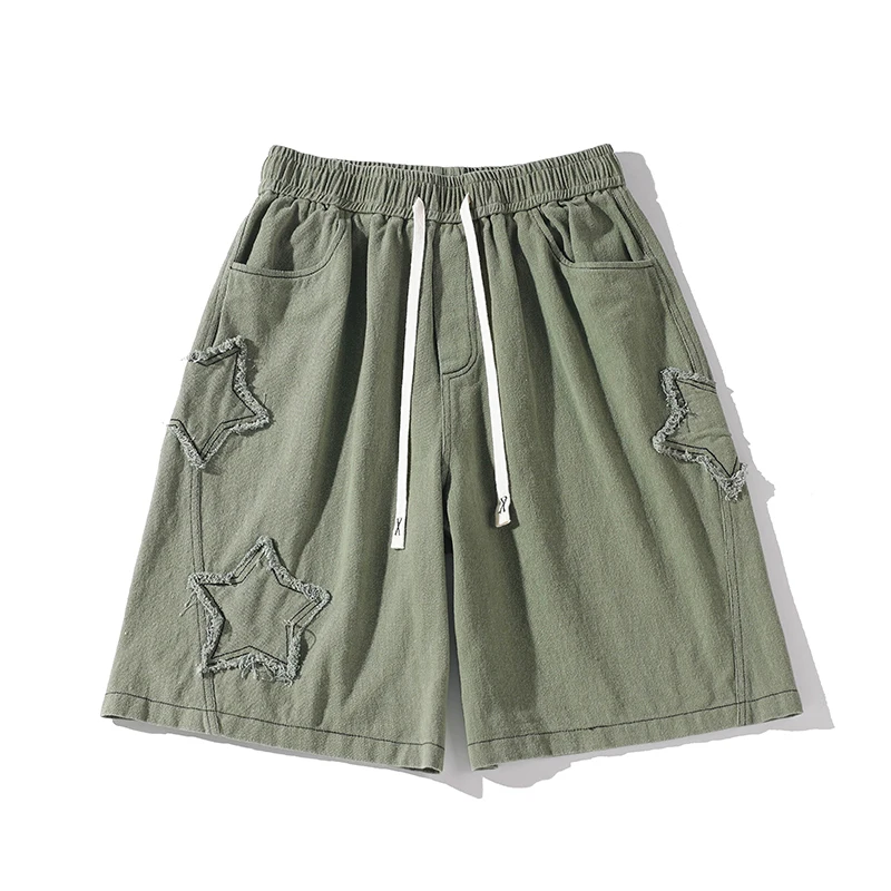 Shorts Men Loose spodenki meskie Vintage Denim Summer Basic SimpleHot Sale High Waist Leisure Ulzzang Streetwear Chic Short