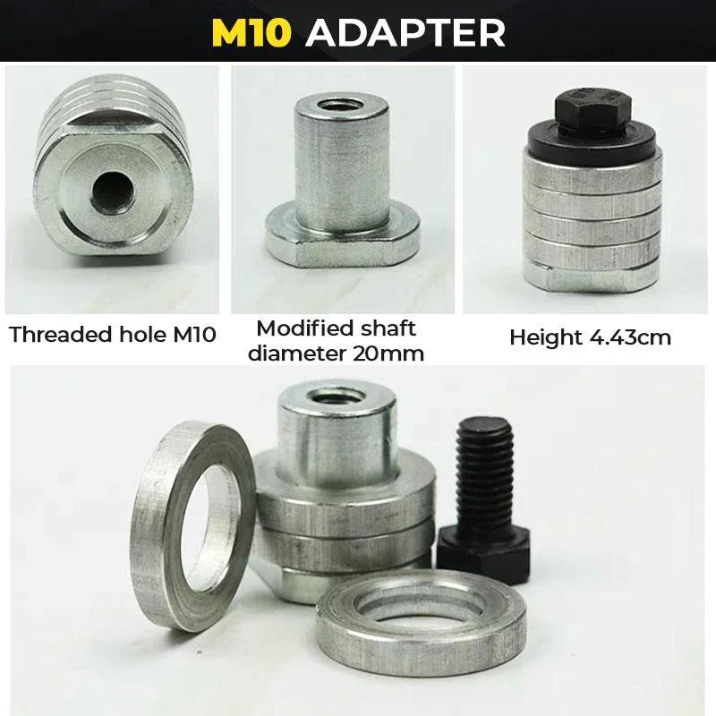 For 100/125-230 Angle Grinder to Grooving Machine Adapter Modification Slotter Accessorie Slotting Machine Conversion HeadM10-14 images - 6