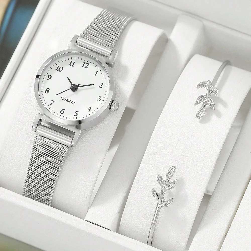 Women Fashion Watch Casual Bracelet Watches Set Ladies Simple Dial Quartz Wristwatches Dress Clock Montre Femme feminino women watches