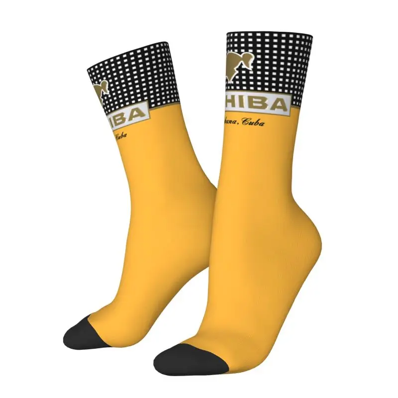 

Cohiba Habana Cuba Cigar Mens Crew Socks Unisex Funny 3D Printed Dress Socks