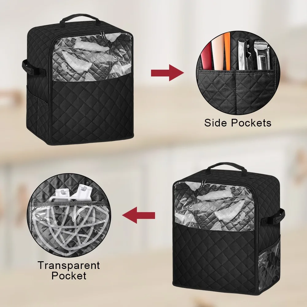 for Kitchen Aid Mixer Mixer Dust Cover Multi Pockets Waterproof Blender Covers Organizer Bag Durable Organizer
