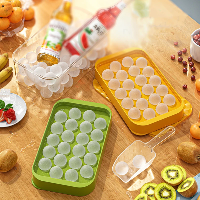Ice Molds GIANXI PP Material Quick Demould Ice Cube Tray Creative Party Bar Kitchen Freezer Cooling Drink Box Silicone