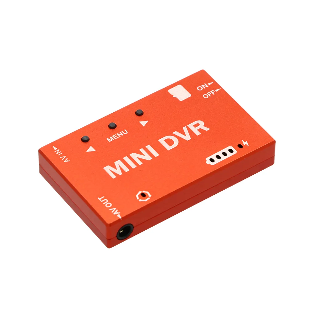 Détail de la batterie intégrée 400mAh du Mini FPV DVR enregistreur vidéo HD 720p, montrant sa taille compacte.