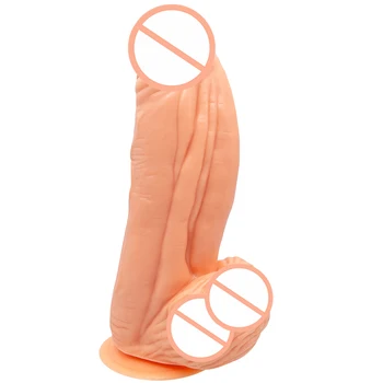 265MM*75MM Big Dick Soft Dildos Realistic Huge Strapon Anal Penis Giant Sex Toys Suction Cup For Women Female Masturbator 4