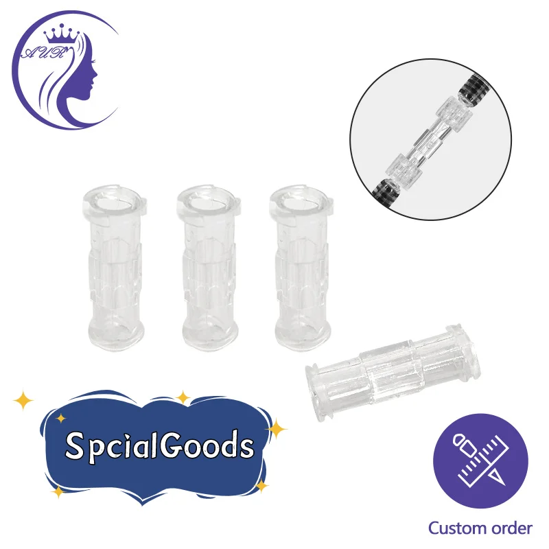 Medical sterile plastic Ruhr syringe connector suitable for leak proof pneumatic