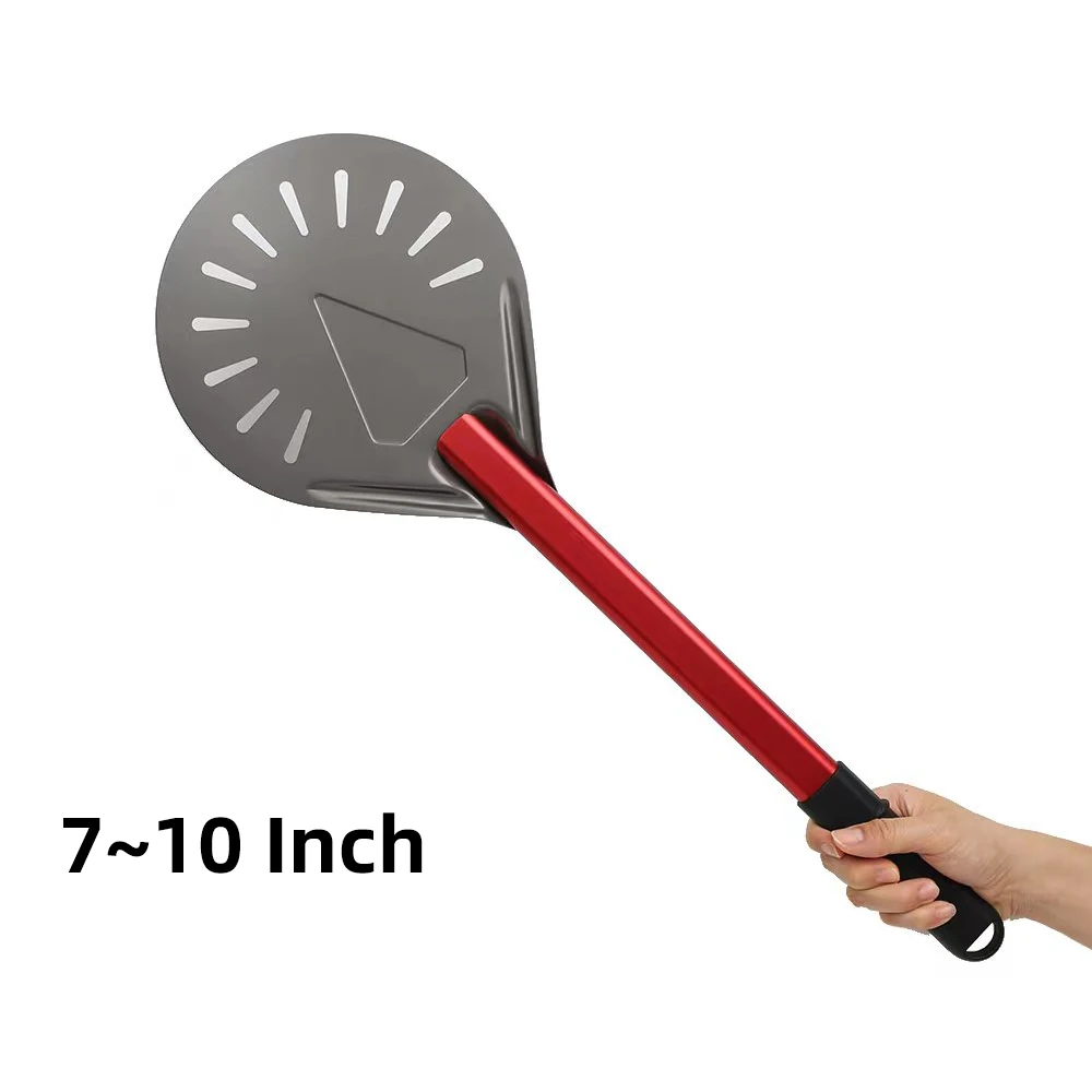 7 10 Inch Small Pizza Paddle Peel Perforated Short Handle Shovel Nonstick Kitchen Utensils Pizza Turning for Oven Accessorie