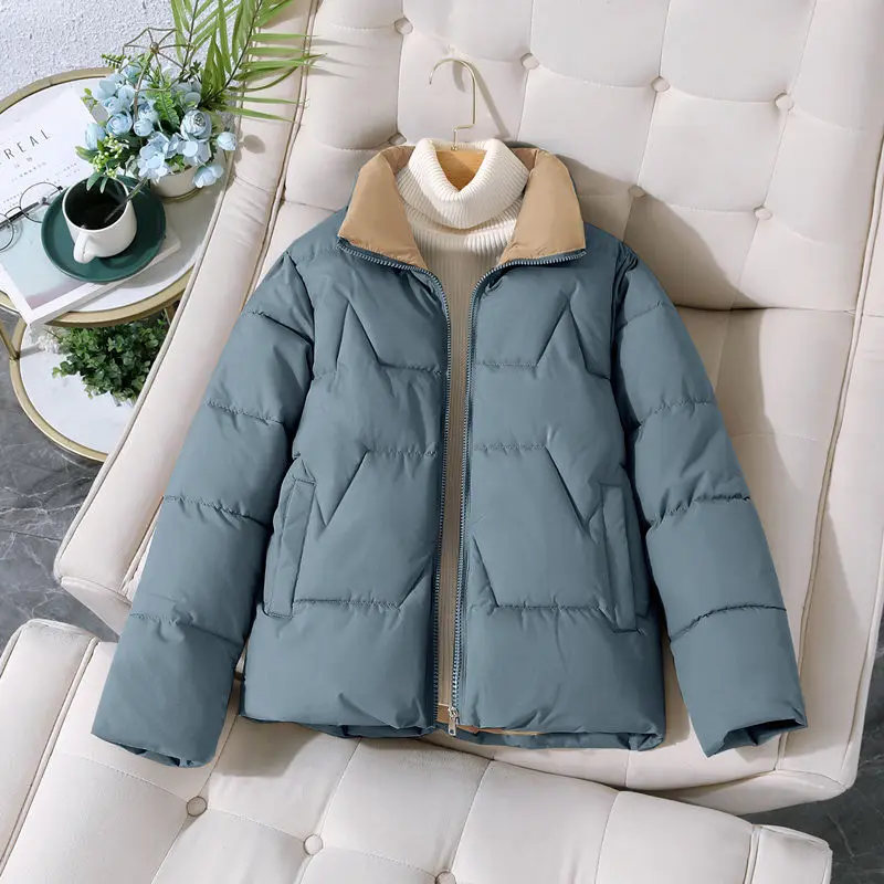 

Women's 4XL Oversized Thick Female Short Parkas Winter Jacket Clothes Down Coat Casual Korean Style 2023 Windbreaker