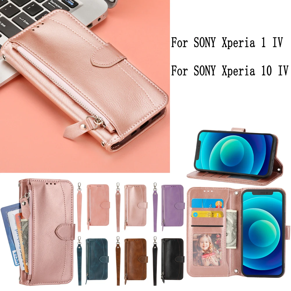 Custodie Per Cellulari Sunjolly Cover Per Sony Xperia 1 10 Iv Cover Coque Flip Wallet Per Custodie Sony Xperia 10 Iv