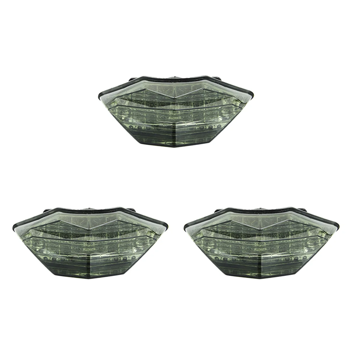 

3X Modified LED Turn Signal Rear Warning Tail Light Brake Light for Kawasaki Ninja 250 250R 300 Z300 2013-2016