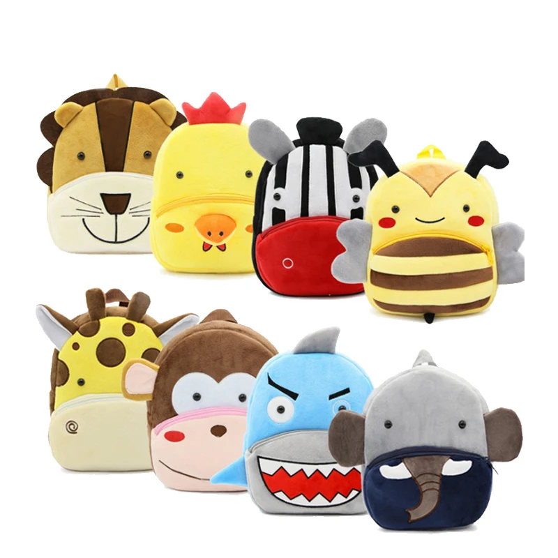 

3D Animal Plush Children Backpacks kindergarten Schoolbag Kids Backpack Children School Bags Girls Boys Back