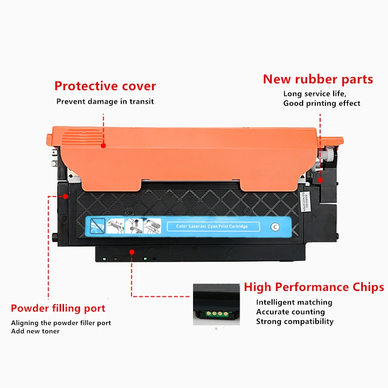 Compatible Samsung CLT-K404S 404S C480FW C43X C48X C430W C433 Toner Cartridge Xpress C480w C480FN C483 Copier All-in-One C482FW