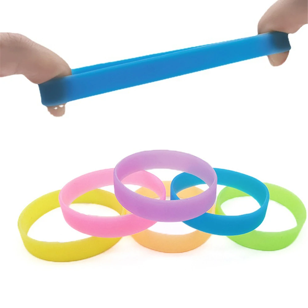 Flash Silicone Bracelets Luminous Bangle Glow In The Dark Rubber Wristband Sport Basketball Fashion Hand Band Gift For Men Women
