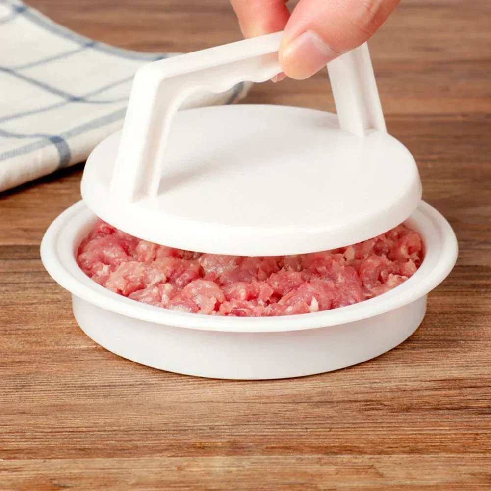 New Round Burger Press Burger Machine Meat Beef Grill Hamburger Machine Patty Barbecue Cake Press Maker Mold Kitchen Tools
