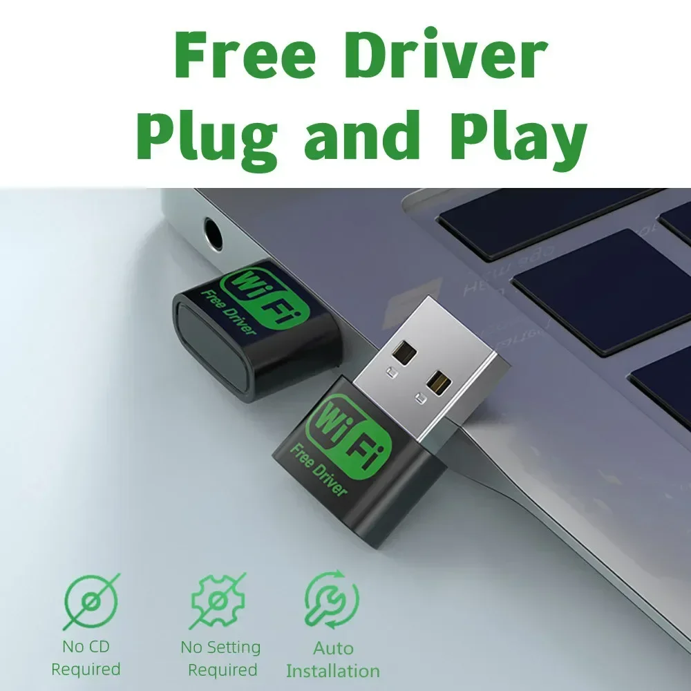MT7601UN 150Mbps 무선 어댑터 802.11n USB Wifi 수신기 네트워크 카드 PC 데스크탑 무료 드라이버