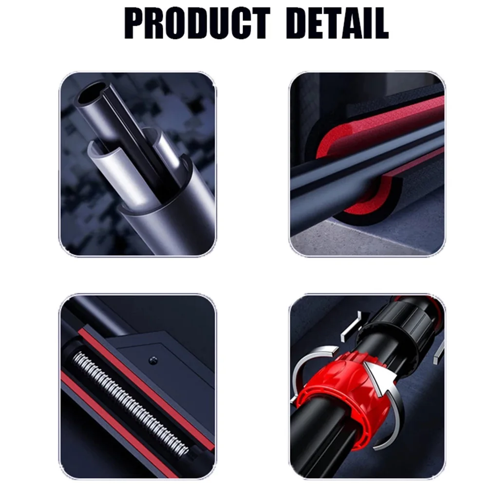 Detail van de constructie van de optrekstang