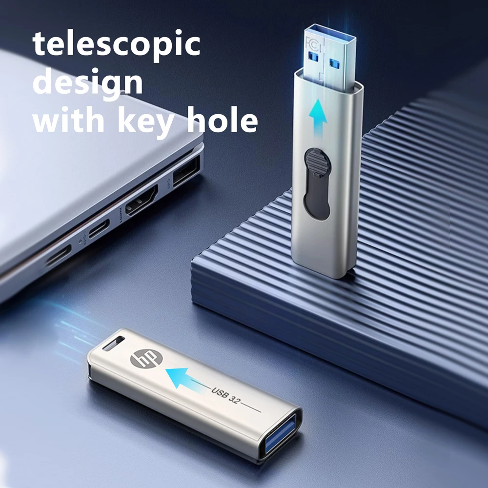 High-Speed Metal USB Flash Drive - Portable External Storage