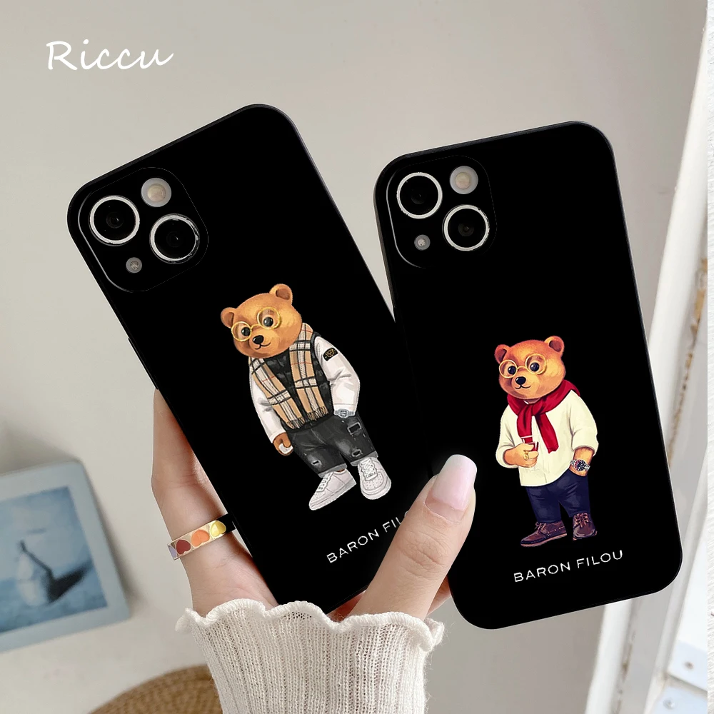Nuova Custodia Per Telefono Baron Filou Bear Per Iphone 15 14 13 12 Pro 11 14 Pro Max X Xr Mini Xs Max 7 8 Plus 6S Plus 2020 Se Cover Per Telefono