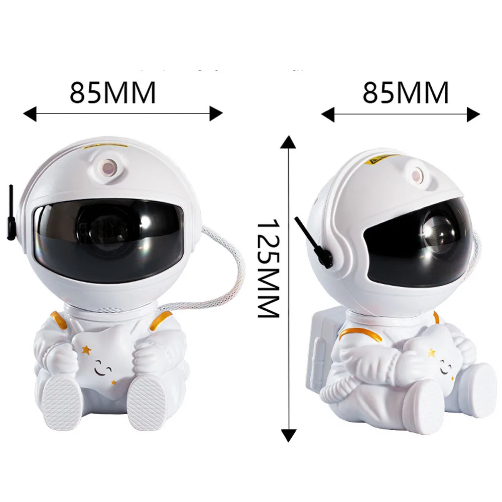 2022 Remote Control Atmosphere Light Robot 360° Rotating Night Light Stepless Dimming Projector Night Lamp Net Red Selfie Light 2