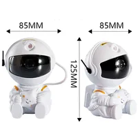 2022 Remote Control Atmosphere Light Robot 360° Rotating Night Light Stepless Dimming Projector Night Lamp Net Red Selfie Light 2